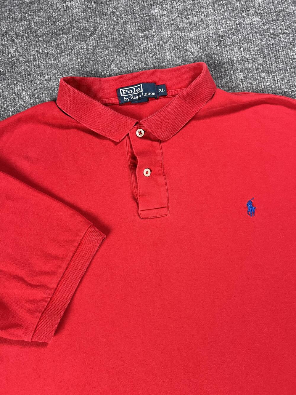 Polo Ralph Lauren Polo Red Cotton Classic Fit Mens Extra Large